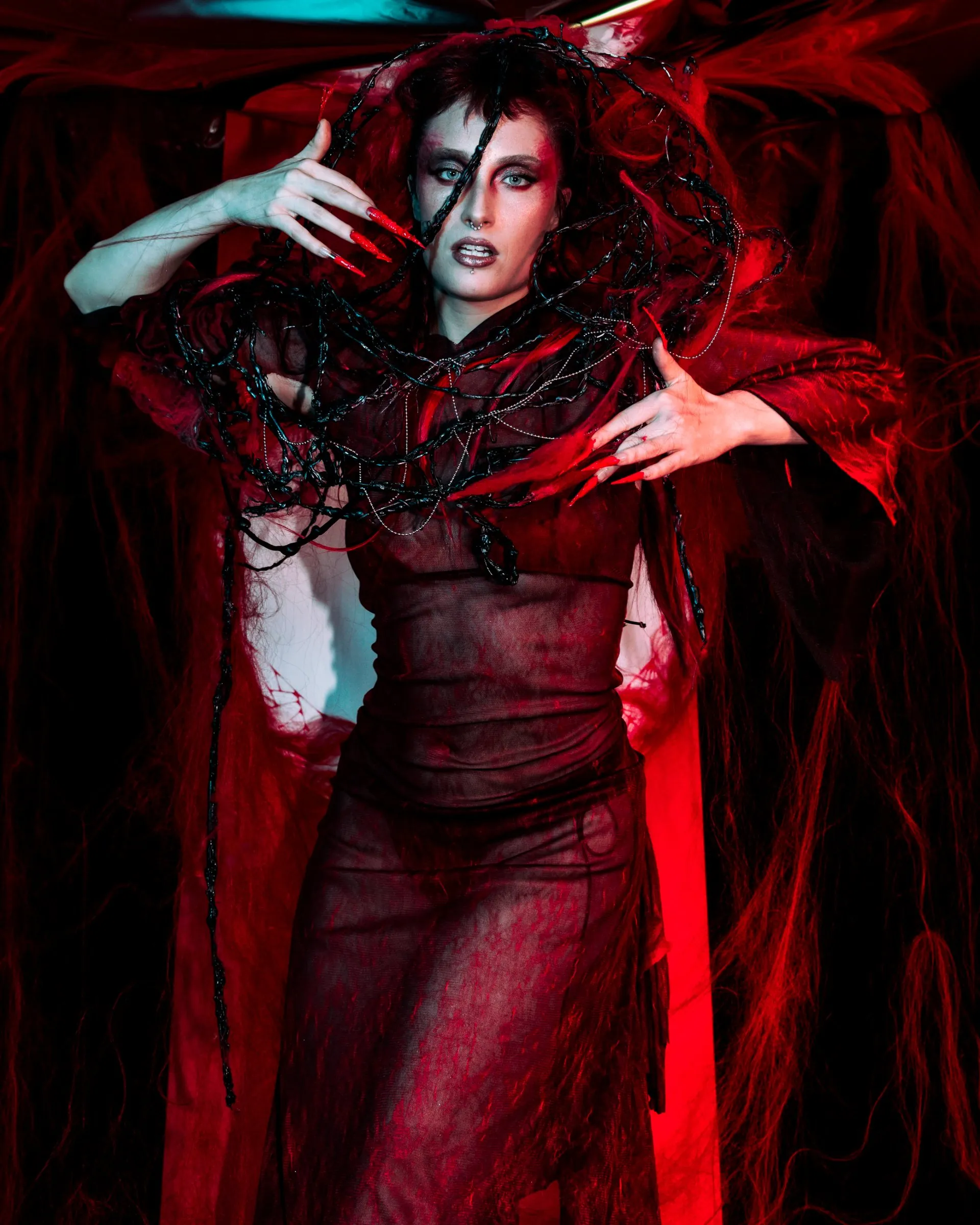 Self-Directed · Total Design — Crimson Halo · frame 11 · Lloyd Galbraith