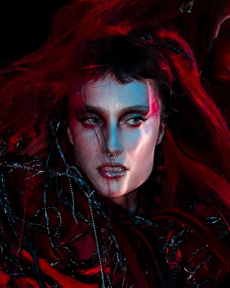 Self-Directed · Total Design — Crimson Halo · frame 12 · Lloyd Galbraith