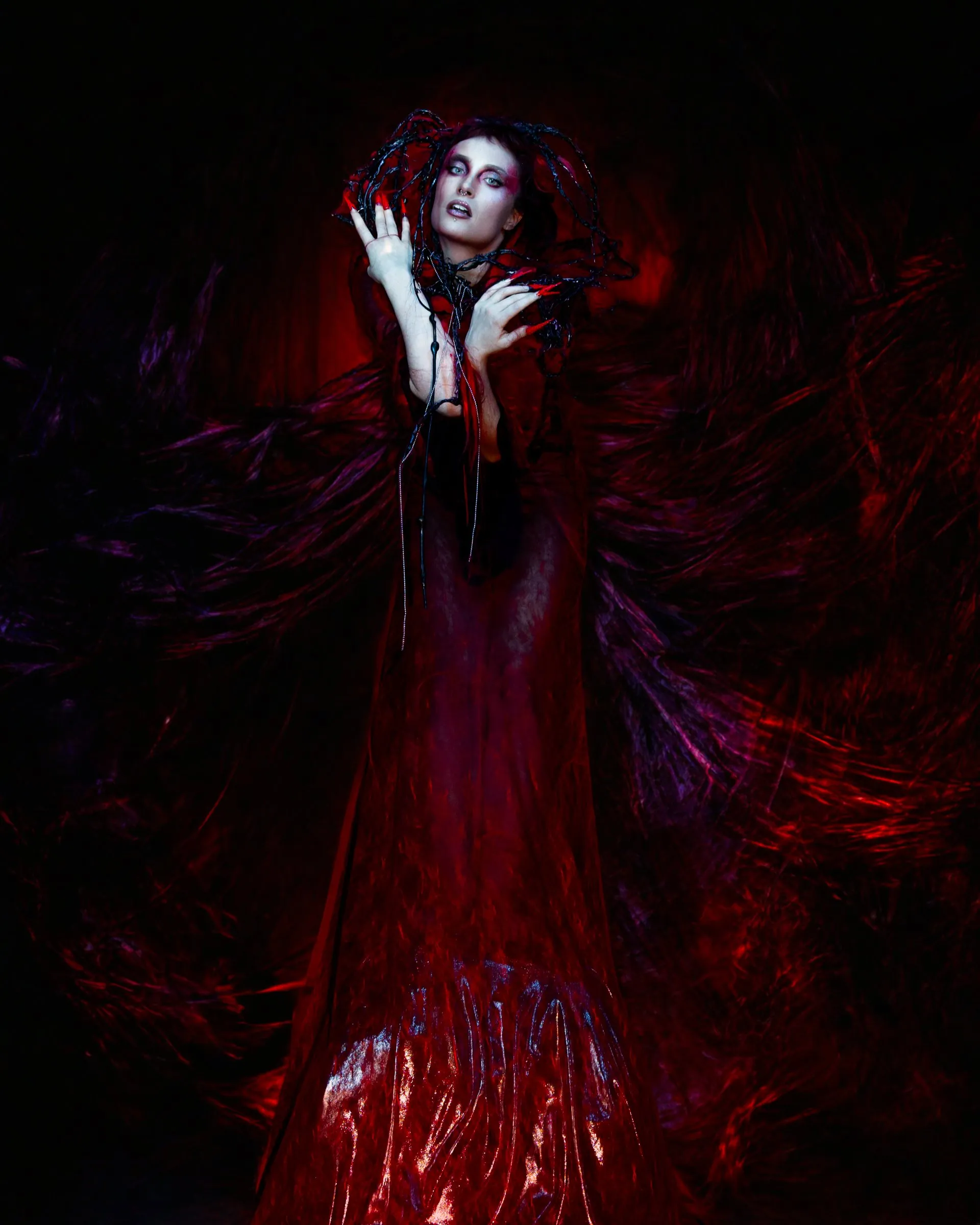Self-Directed · Total Design — Crimson Halo · frame 08 · Lloyd Galbraith