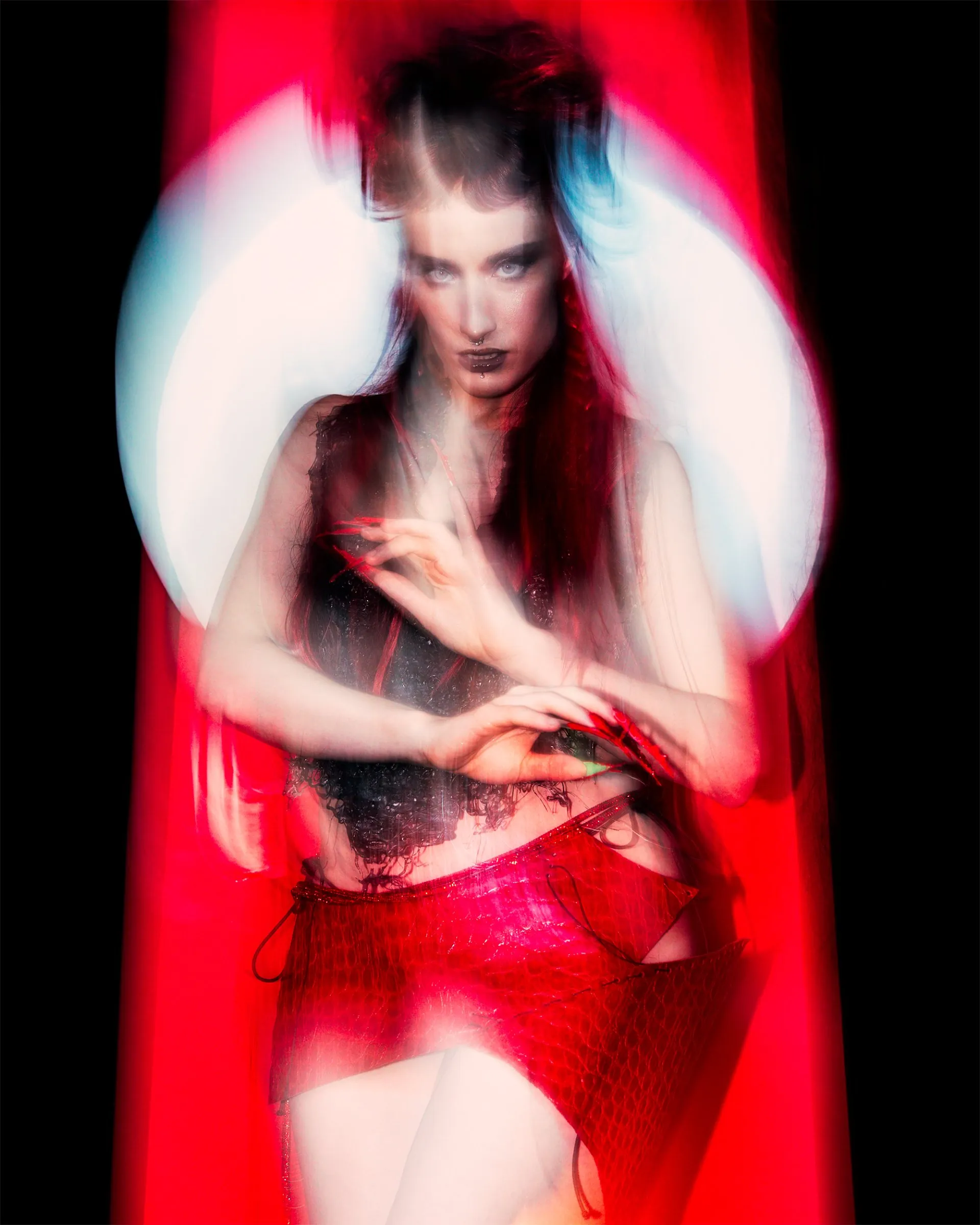 Self-Directed · Total Design — Crimson Halo · frame 04 · Lloyd Galbraith