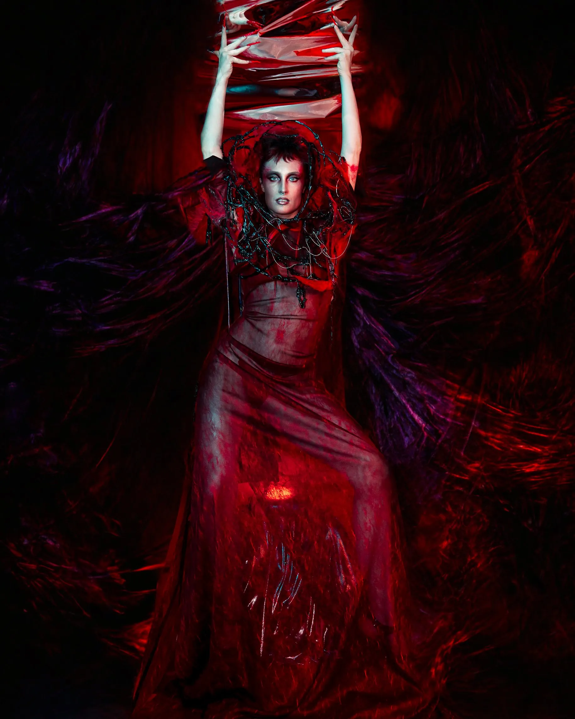 Self-Directed · Total Design — Crimson Halo · frame 13 · Lloyd Galbraith
