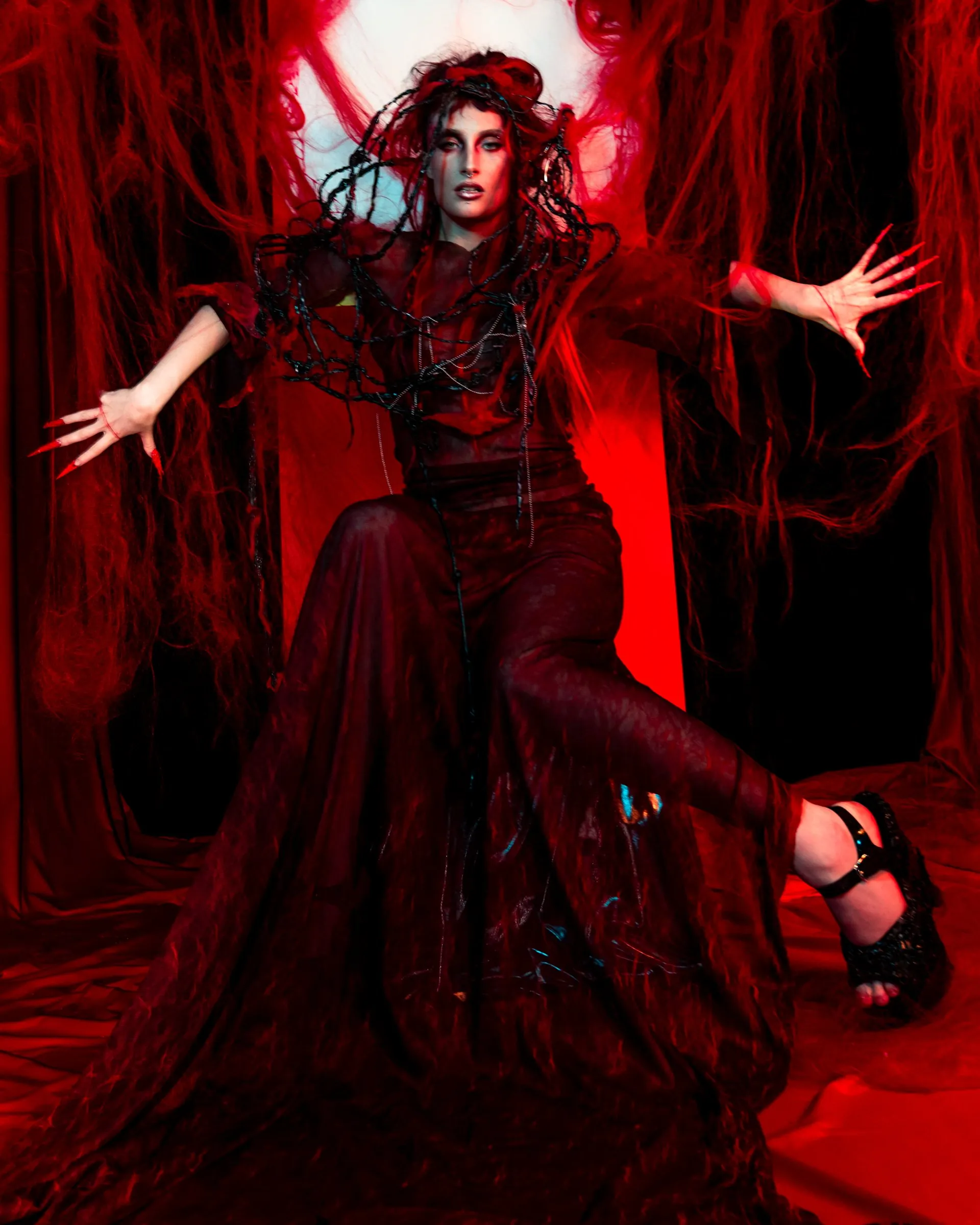 Self-Directed · Total Design — Crimson Halo · frame 09 · Lloyd Galbraith